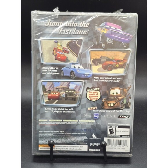 Microsoft Xbox 360 Disney Pixar Cars Family Hits Game New Sealed *Small Holes - Picture 9 of 12